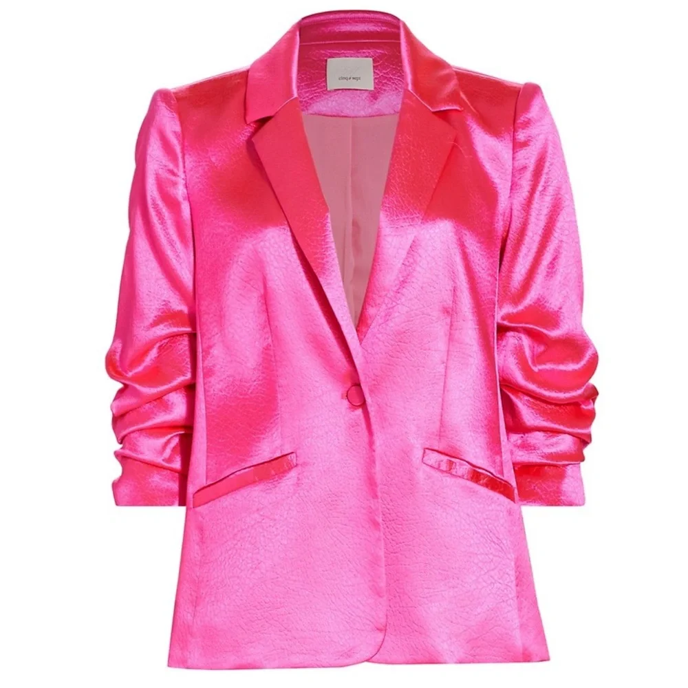 New Cinq a Sept Kylie satin blazer